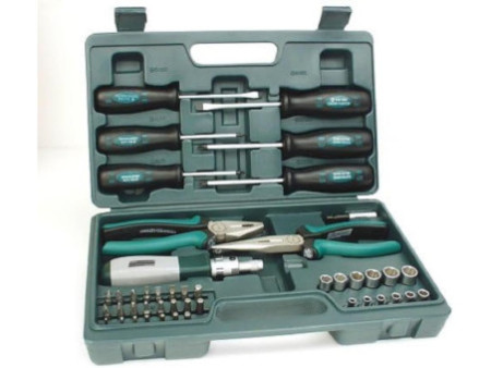 BRÜDER MANNESMANN Kit d'outils universels, 45 pièces