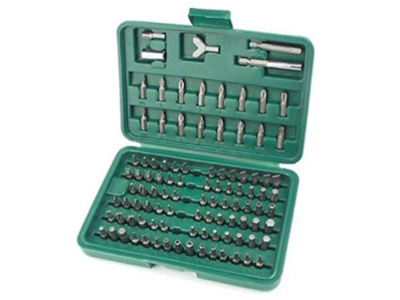 BRÜDER MANNESMANN Jeu d'embouts, 100 pièces, boîte