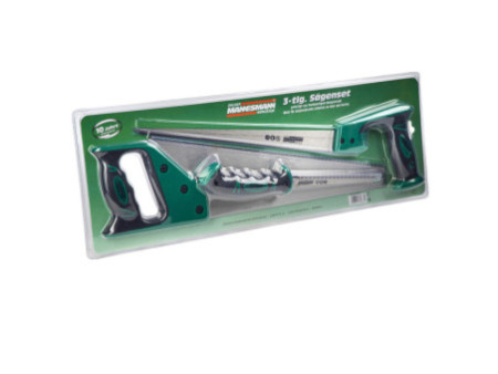 BRÜDER MANNESMANN Kit de scies, 3 pièces