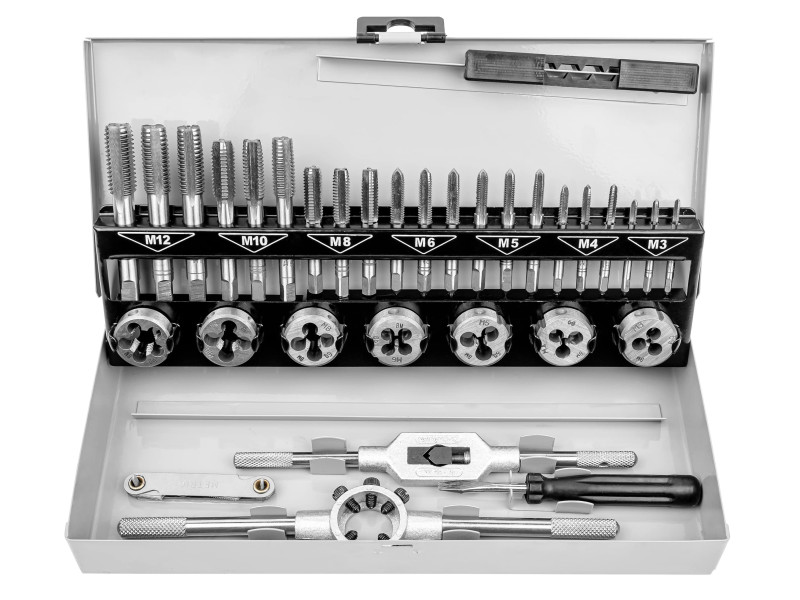 BRÜDER MANNESMANN Kit de tarauds, 32 pièces