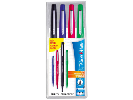 Paper:Mate Stylo feutre Flair Original STANDARD, étui de 4