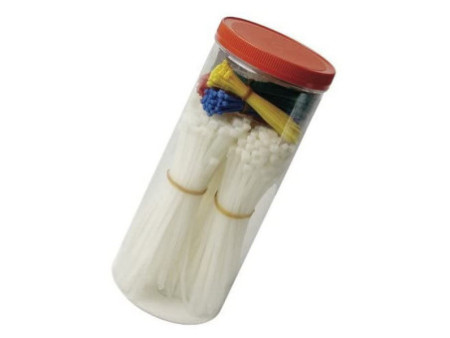 BRÜDER MANNESMANN Kit d'attache-câbles, 300 pièces