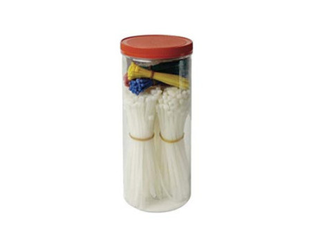BRÜDER MANNESMANN Kit d'attache-câbles, 300 pièces
