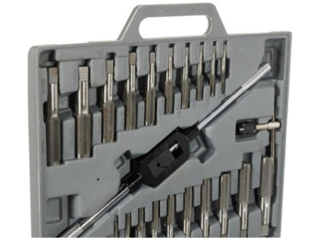 BRÜDER MANNESMANN Kit de tarauds, 45 pièces, malette