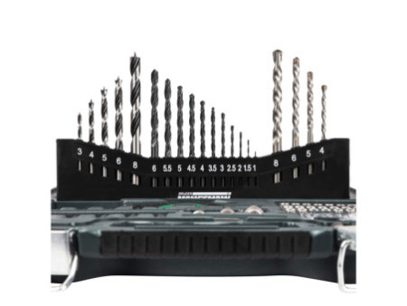 BRÜDER MANNESMANN Kit de forets & embouts, 75 pièces