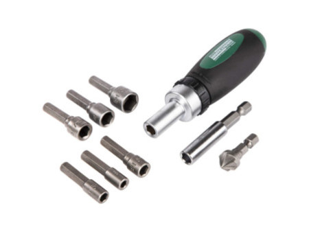 BRÜDER MANNESMANN Kit de forets & embouts, 75 pièces