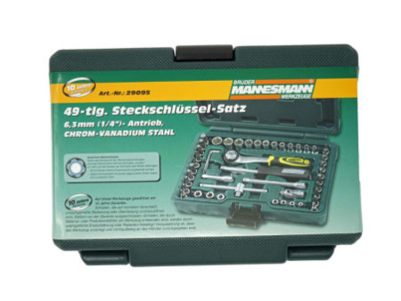 BRÜDER MANNESMANN Jeu de douilles 3/8' (10 mm), 61 pièces