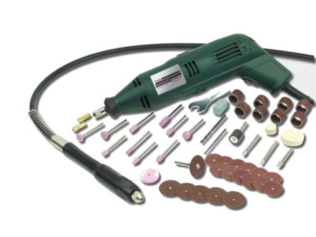 BRÜDER MANNESMANN Kit machine à poncer rapide, 50 pièces