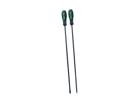 BRÜDER MANNESMANN Kit de tournevis 'Extra long', 2 pièces