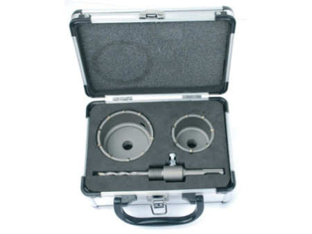 BRÜDER MANNESMANN Kit trépan à percussion carbure, 4 pièces