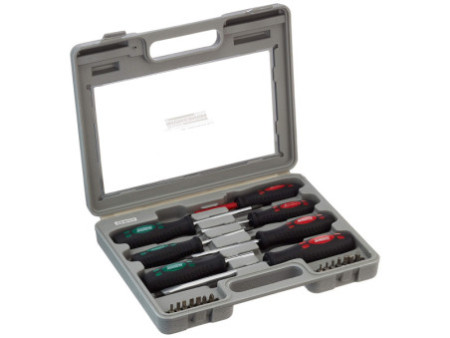 BRÜDER MANNESMANN Kit de tournevis, 21 pièces, avec embouts