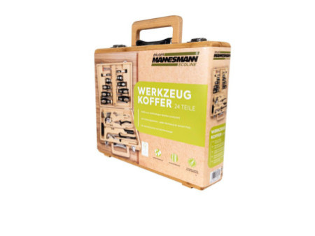 BRÜDER MANNESMANN Jeu d'outils ECOLINE, mallette, 24 pièces