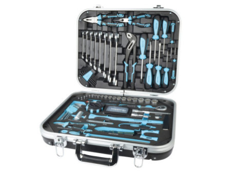 QUANTOOL Jeu d'outils, mallette de 110 pièces