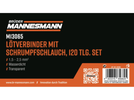 BRÜDER MANNESMANN Jeu de joints de soudure
