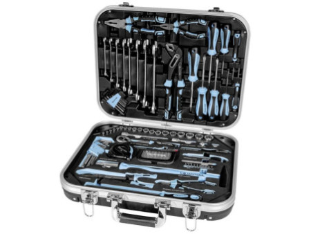 QUANTOOL Jeu d'outils, mallette de 120 pièces