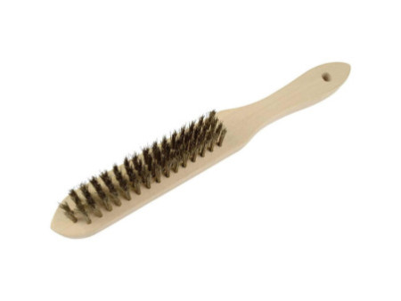 BRÜDER MANNESMANN Brosse métallique, 4 rangées