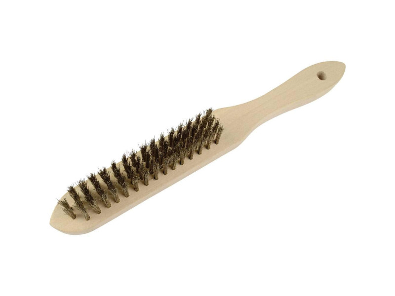 BRÜDER MANNESMANN Brosse métallique, 4 rangées