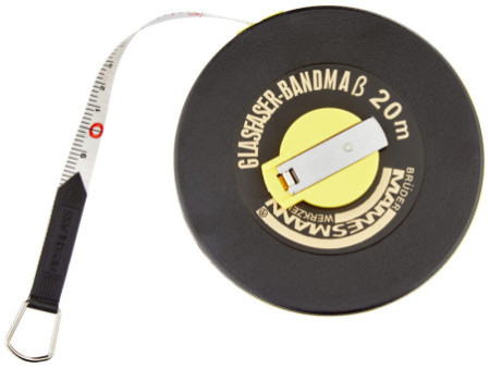 BRÜDER MANNESMANN Décamètre, ruban fibre de verre, 20 m