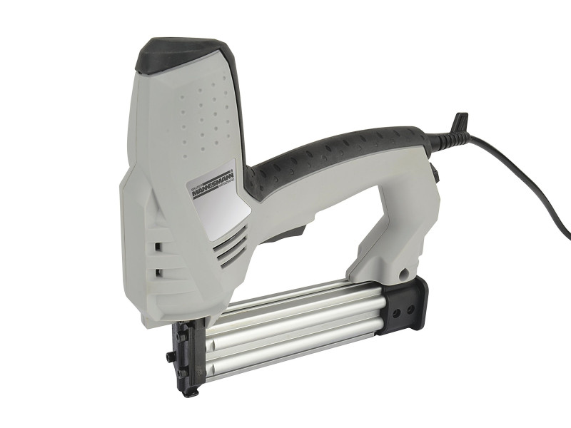 BRÜDER MANNESMANN Agrafeuse électrique, 50 watts, gris/noir