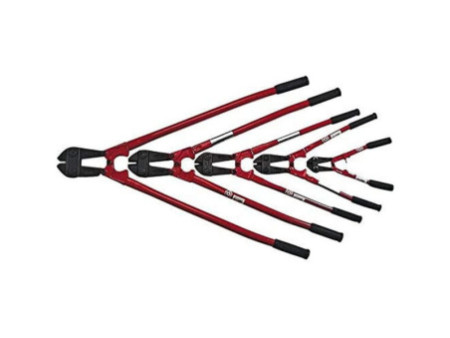 BRÜDER MANNESMANN Coupe-boulon DIN, longueur: 450 mm, rouge