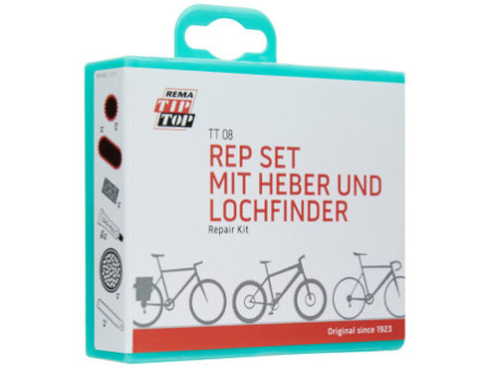 REMA TIP TOP Kit de réparation de vélo 'TT 00', 12 pièces