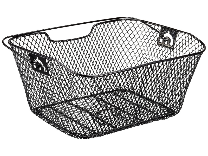FISCHER Panier pour porte-bagages de vélo, noir