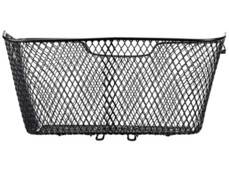 FISCHER Panier pour porte-bagages de vélo, noir