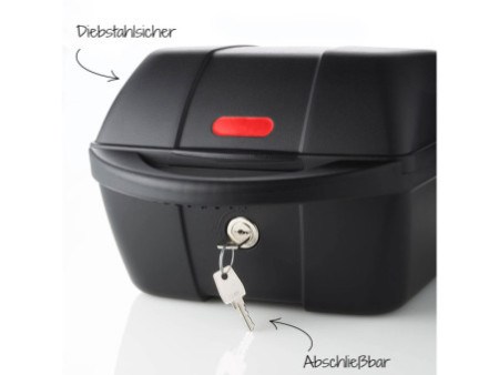 FISCHER Top case pour vélo, verrouillable, volume: 11 l