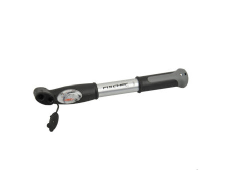 FISCHER Mini pompe à air pour vélo, en aluminium, (H) 295 mm