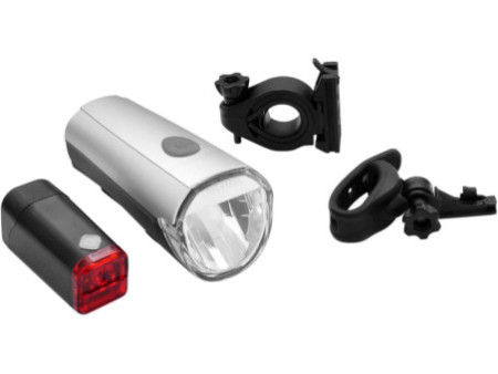 FISCHER Kit d'éclairage LED pour vélo 20/10 Lux