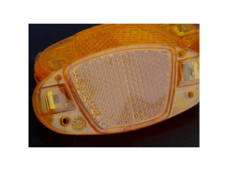 FISCHER Kit de réflecteurs pour rayons de vélo, orange