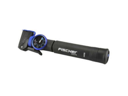 FISCHER Mini pompe à air pour vélo, commutable, noir