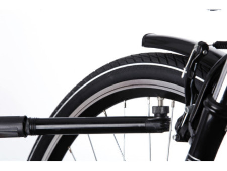 FISCHER Mini pompe à air pour vélo, commutable, noir