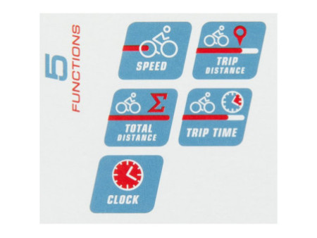 SIGMA Compteur pour vélo 'BC 500', 5 fonctios
