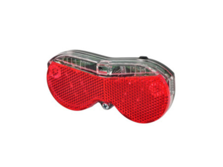 FISCHER Feu arrière de vélo à LED, pour porte-bagage