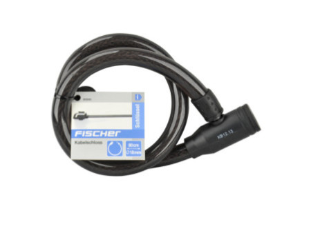FISCHER Câble antivol, longueur: 800 mm, noir