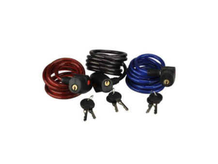 FISCHER Câble antivol pour vélo Family, longueur: 1.800 mm