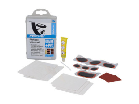 FISCHER Kit de réparation universel pour vélo, 16 pièces