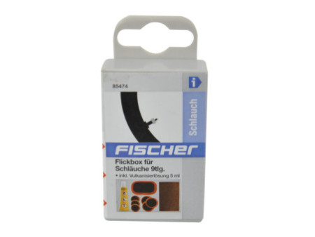 FISCHER Kit de réparation pour vélo, 9 pièces