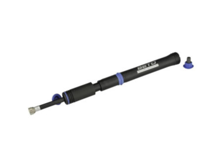 FISCHER Mini pompe à air pour vélo FLEX, noir/bleu