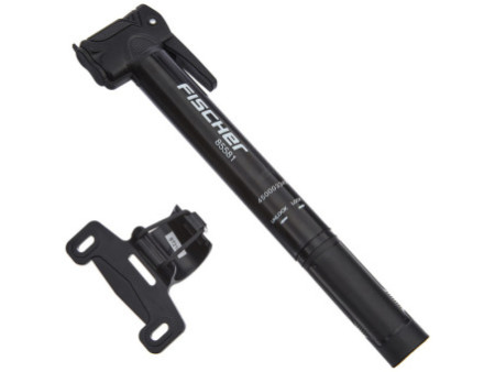 FISCHER Mini pompe à air pour vélo, poignée en T, noir