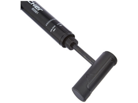 FISCHER Mini pompe à air pour vélo, poignée en T, noir