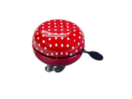 FISCHER Sonnette pour guidon de vélo Maxi, rouge / blanc