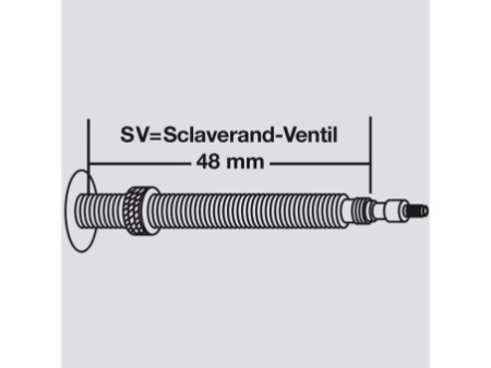 FISCHER Chambre à air de vélo, valve Sclaverand, 27,5'