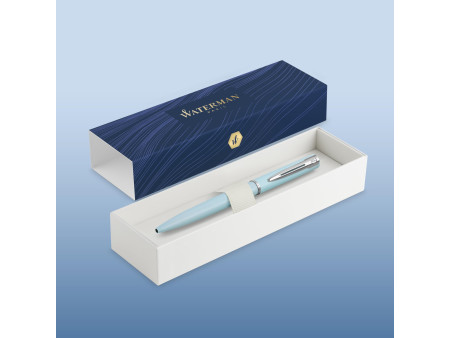 WATERMAN Stylo à bille rétractable Allure Pastel, Bleu C.T.