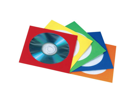hama Pochette papier pour CD/DVD, assorti
