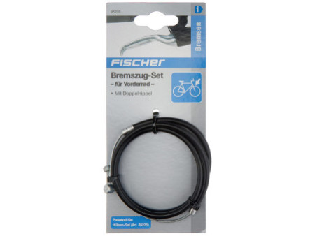 FISCHER Jeu de câble de frein avant pour vélo, double tête