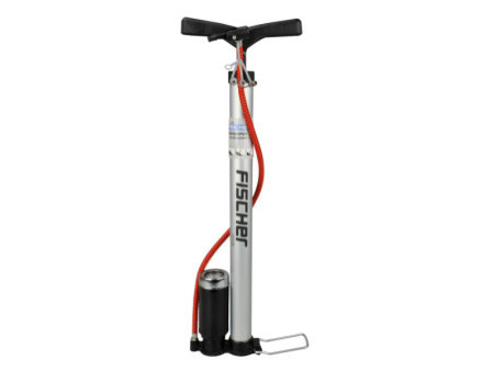 FISCHER Pompe à air verticale pour vélo, en alu, toute valve