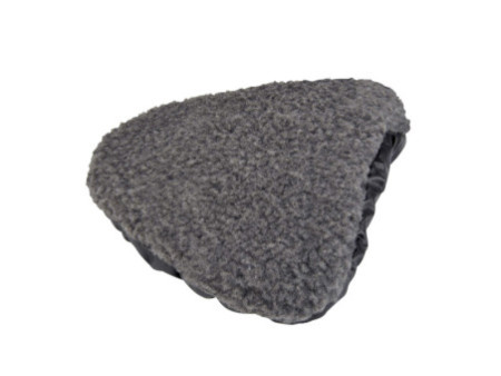 FISCHER Couvre-selle de vélo, réversible, gris/noir