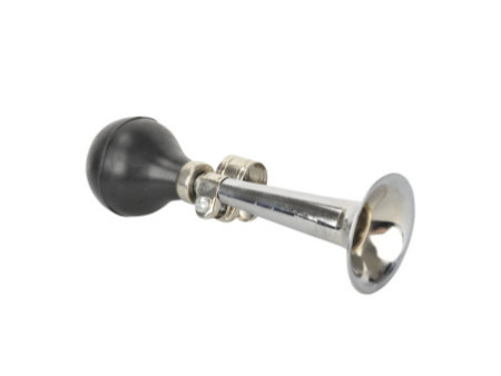 FISCHER Klaxon trompe de vélo, chromé, argent